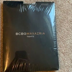 Basic opaque tight in chocolate brown